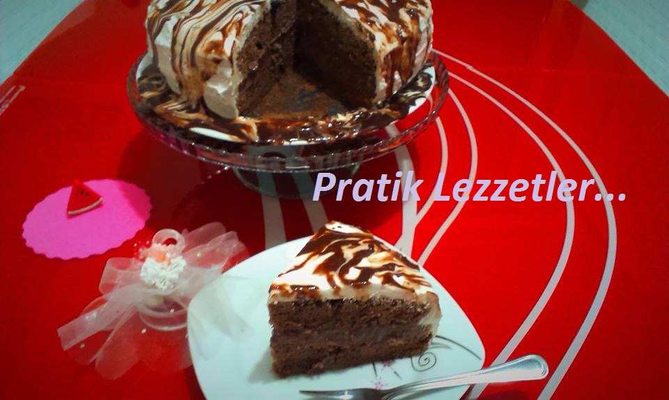 ÇİKOLATA KREMALI YAŞ PASTA TARİFİ