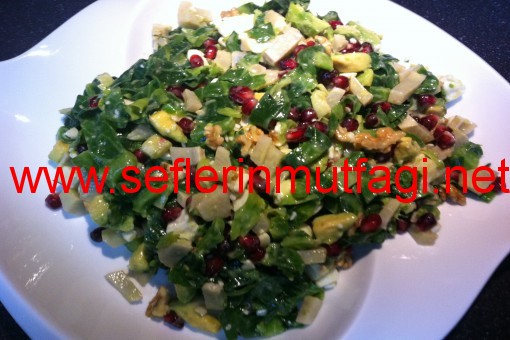 Enginarlı cibes otu salatası