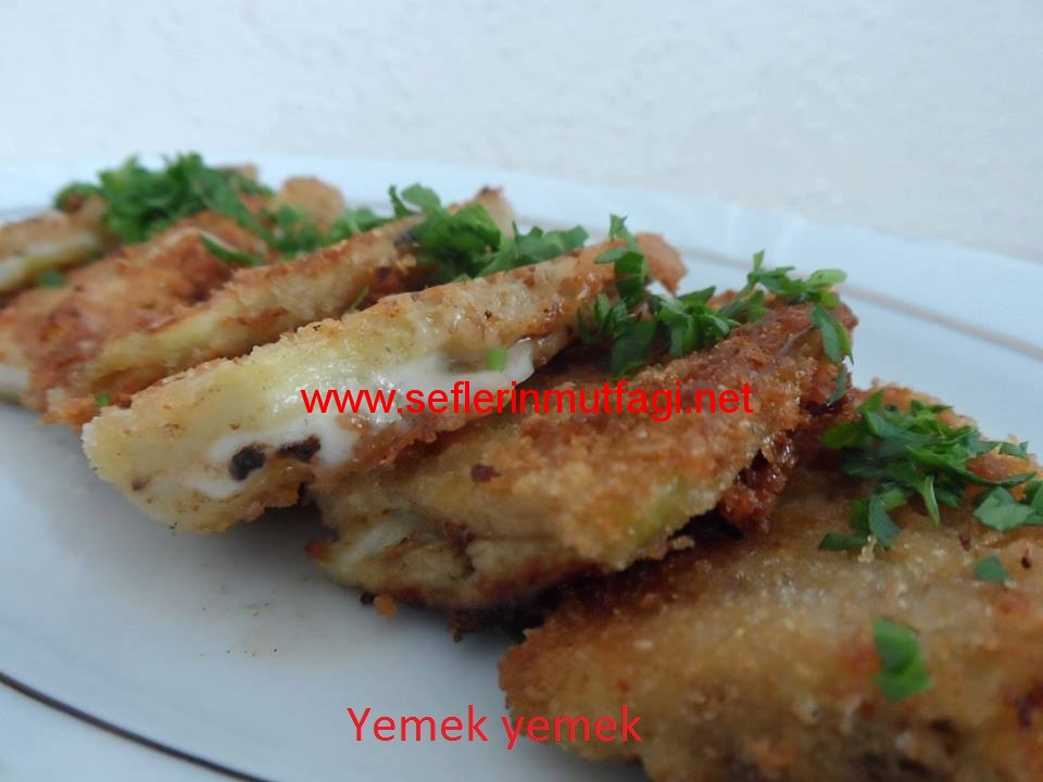 Peynirli patlıcan kızartması