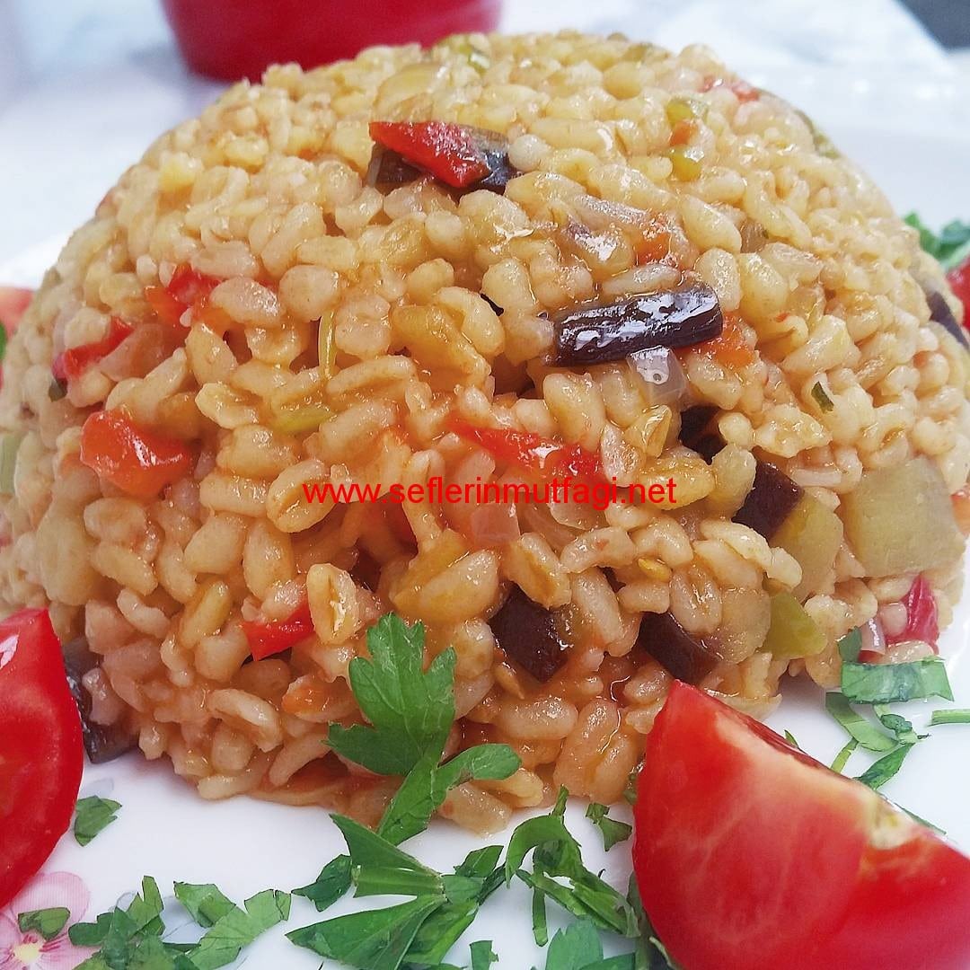 Sebzeli Bulgur Pilavı-Bulgur pilavı tarifi…