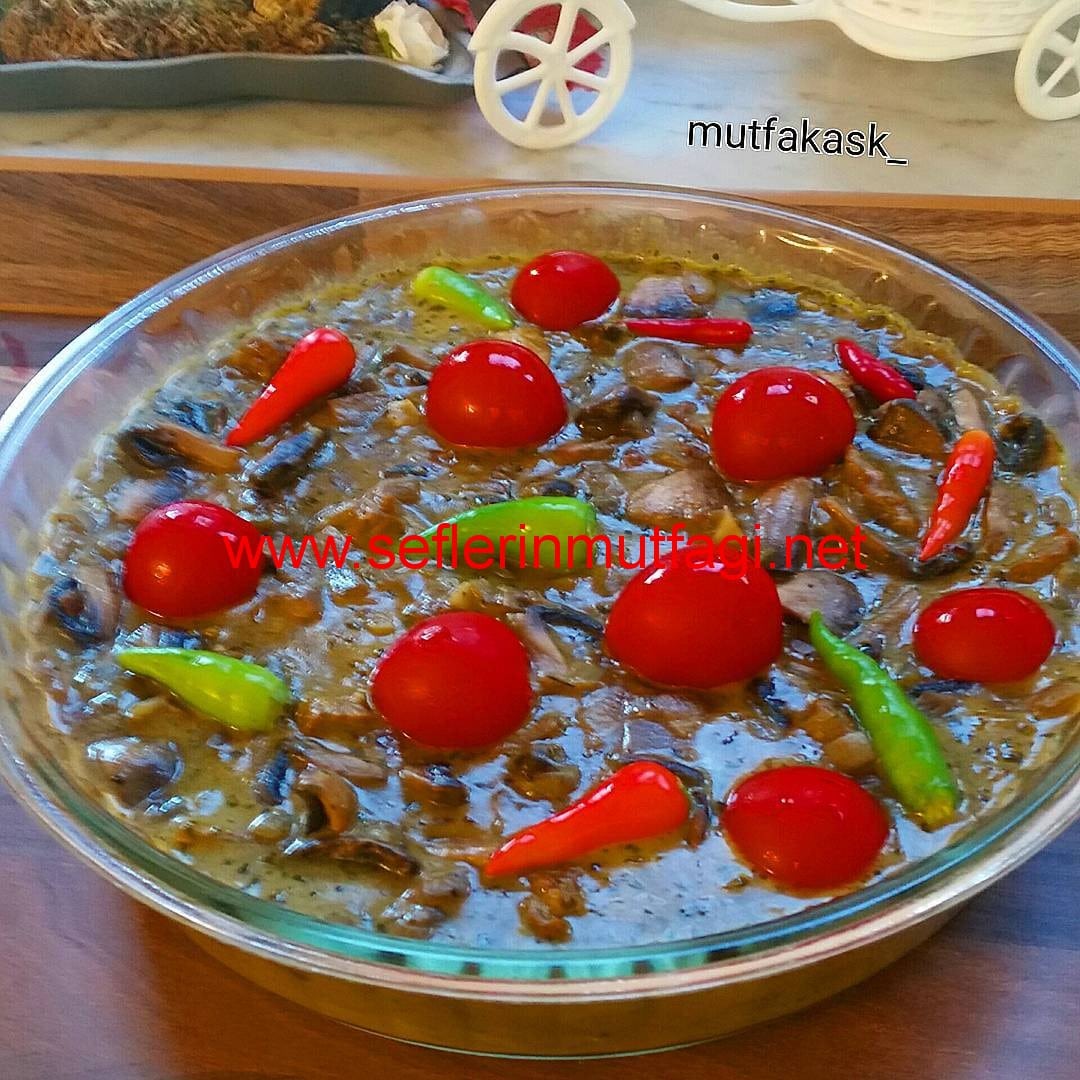 Fırın da mantarlı et tarifi-Fırında mantarlı sote…