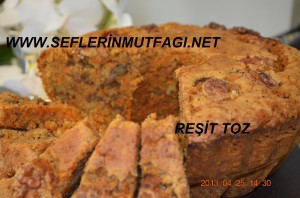 Havuçlu cevizli kek