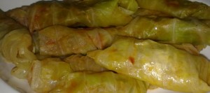 Güveçte Bulgurlu Lahana Dolması