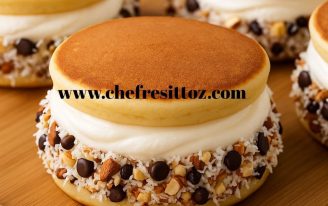 Kremalı Çifte Pankek Sandviç Tarifi (Deluxe Versiyon)